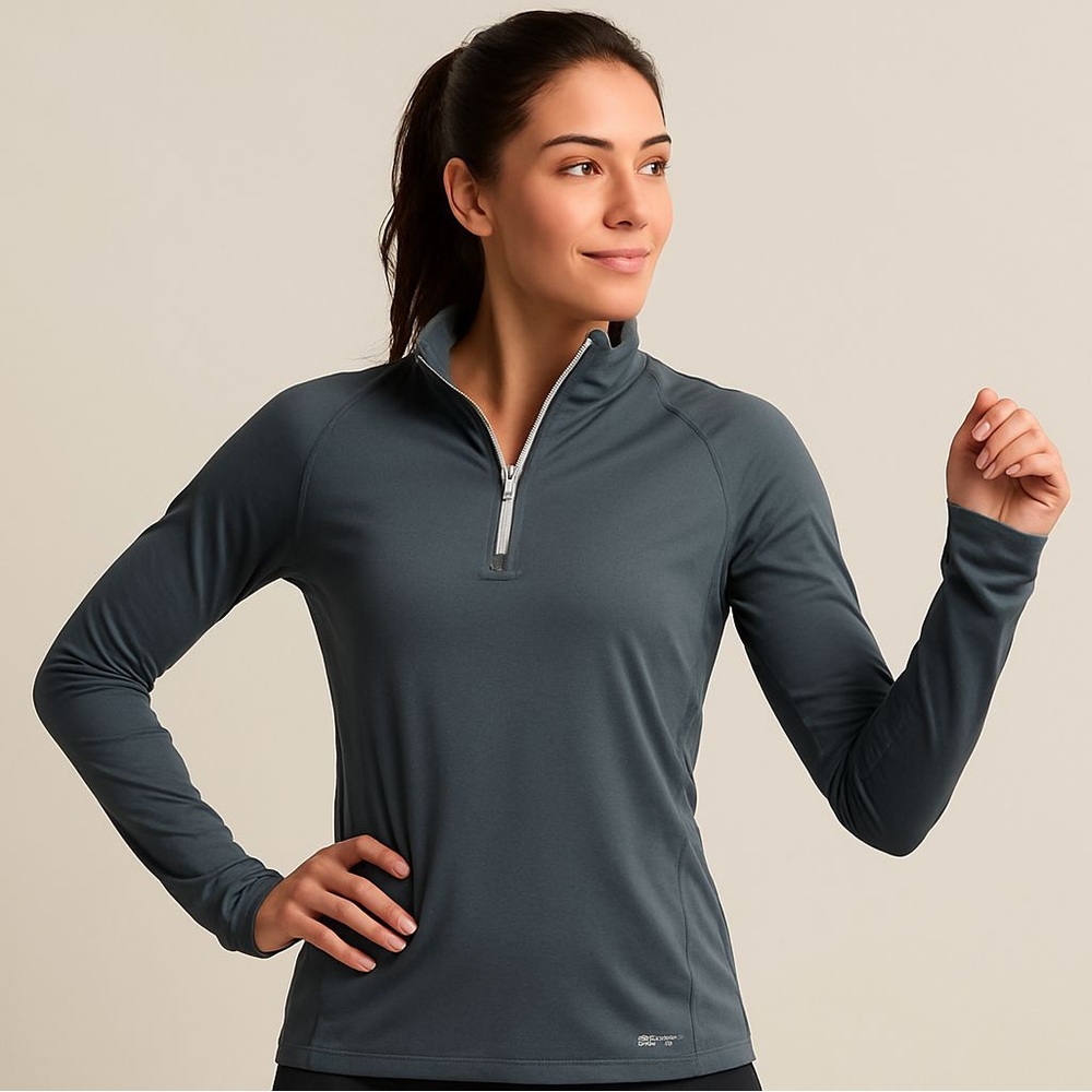 Nike Pro Women's Athletic Jacket - Size M - Grey Lightweight Performance Wear